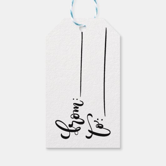 レトロクリスマス ギフトタグ (裏面)