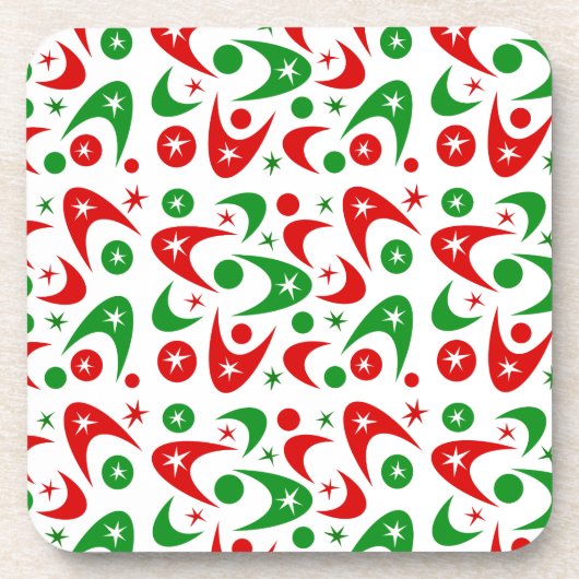 レトロクリスマス コースター (正面)