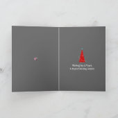 レトロクリスマス サンキューカード (内部)