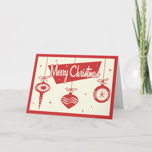 レトロクリスマス シーズンカード (正面)