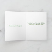 レトロクリスマス シーズンカード (内部)