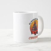 レトロクリスマス ジャンボコーヒーマグカップ (正面右)