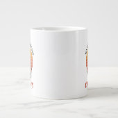 レトロクリスマス ジャンボコーヒーマグカップ (正面)