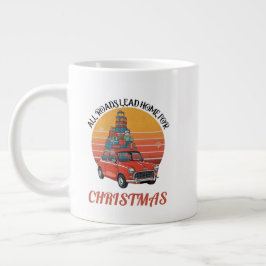 レトロクリスマス ジャンボコーヒーマグカップ