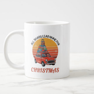 レトロクリスマス ジャンボコーヒーマグカップ