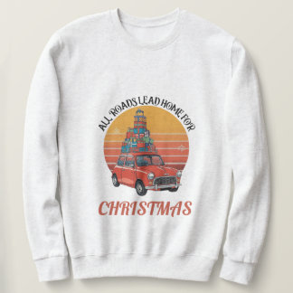 レトロクリスマス スウェットシャツ