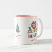 レトロクリスマス ツートーンマグカップ (正面右)
