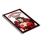 レトロクリスマス ノーフィルターピンアップ ノートブック (右側)