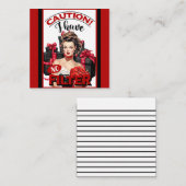 レトロクリスマス ノーフィルター ピンアップ ノートカード (正面/裏面)