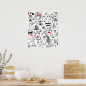 レトロクリスマス ポスター (キッチン)