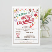 レトロクリス食べマスパーティー飲んでメリーね 招待状 (スタンド正面)