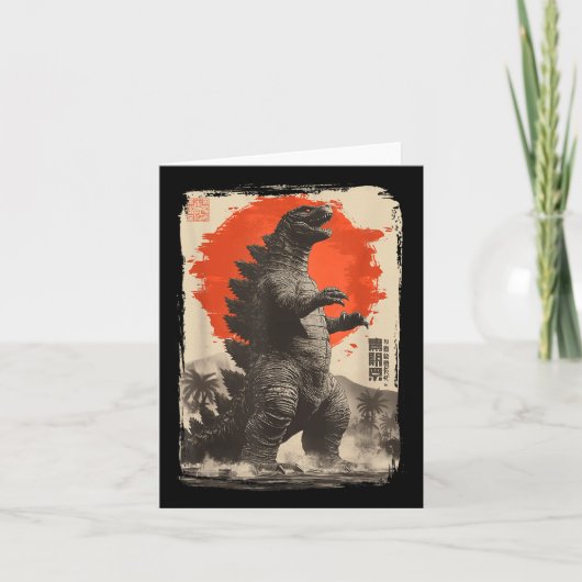 レトロクリック希少日本美術巨大怪獣 カード (正面)