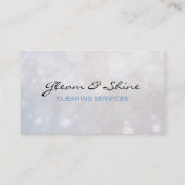 レトロクリーニングレディークリーナーサービスハウスキーパー 名刺 (裏面)