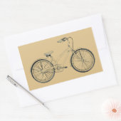 レトロクルーザー 長方形シール (封筒)