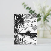 レトロクルーズ船 ポストカード (スタンド正面)