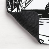 レトロクルーズ船 マウスパッド (コーナー)