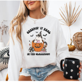 レトロクレピ実在ンの教室先生 スウェットシャツ