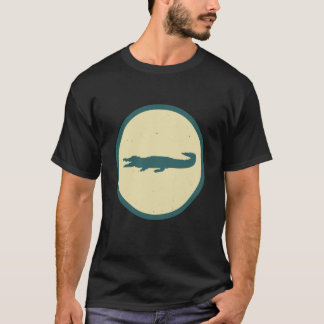 レトロクロコダイルヴィンテージ野生動物 Tシャツ