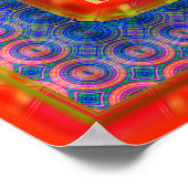 レトロクロスポスタープリント ポスター (角)