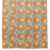 レトロクローバー シャワーカーテン (正面)