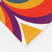 レトロクローバー フリースブランケット (角)