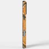 レトロクールオレンジ色のパターンiPhone 16 Proの最大ケース Case-Mate iPhoneケース (裏面 / 右)