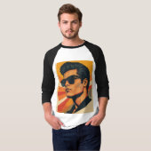 レトロクールガイ Tシャツ (正面フル)