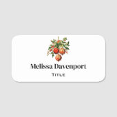 レトロクールクリスマスツリーの装飾 名札 (正面)