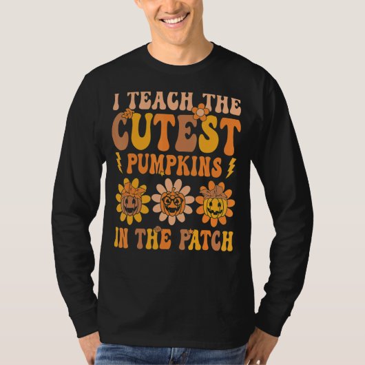 レトロクールグルーヴカボチャ Tシャツ (正面)