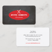 レトロクールケータリングパーソナルシェフ 名刺 (正面/裏面)