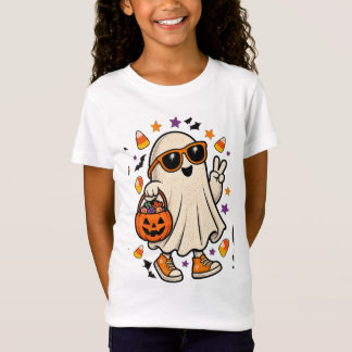 レトロクールゴースト サングラス トリック Tシャツ