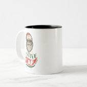 レトロクールサンタマグ ツートーンマグカップ (正面左)