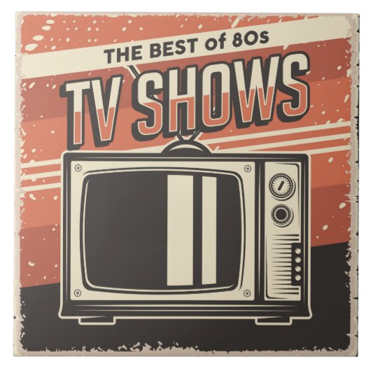 レトロクールテレビ60年代 タイル (正面)