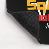 レトロクールハッピースクエアルートデイナンバジョーク マウスパッド (コーナー)