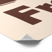 レトロクールピザ食品 ポスター (角)