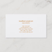 レトロクールロータスマンダラフラワーヨガ先生 名刺 (裏面)