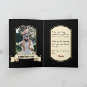 レトロクールヴィンテージエレガントタイポグラフィ父の日 カード (内部)