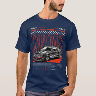 レトロクールヴィンテージ日本のJDM東京日本ドリフト Tシャツ