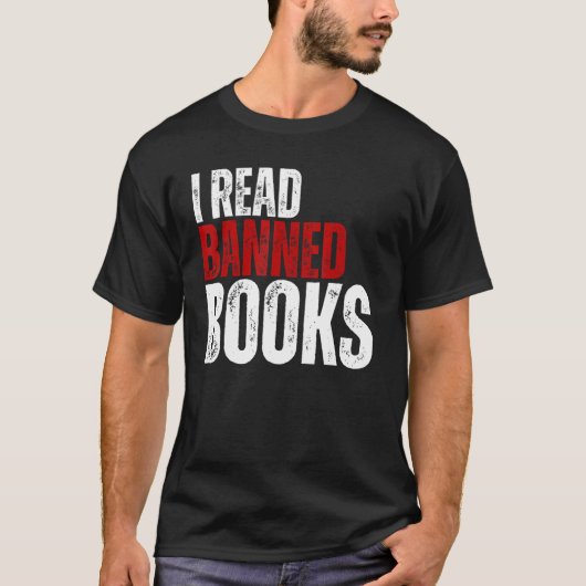 レトロクール禁書書籍本ワーム Tシャツ (正面)