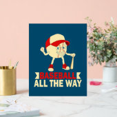 レトロクール野球競技 アクリルサイン (ウェディング)