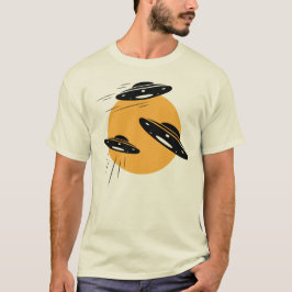 レトロクールUFOの侵入 Tシャツ