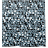 レトログクールレードットバスルームシャワーカーテン シャワーカーテン (正面)