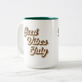 レトログッドビーブのみ – ヴィンテージ ツートーンマグカップ (正面左)