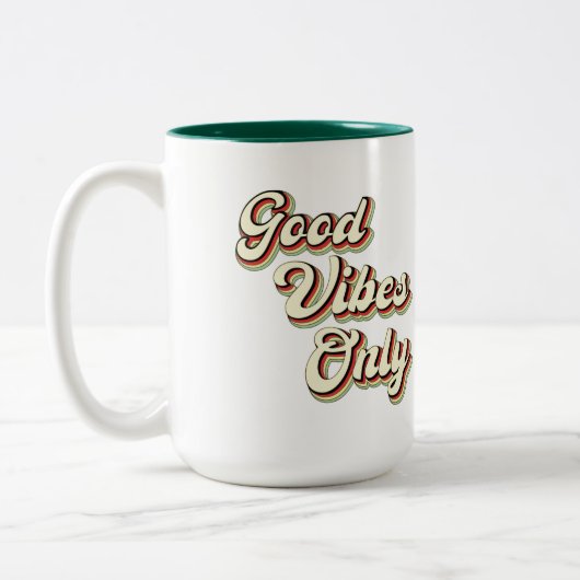 レトログッドビーブのみ – ヴィンテージ ツートーンマグカップ (左)