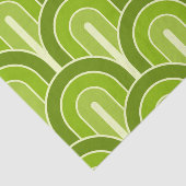 レトログラデーション付きジオメトリックファンパターン 薄葉紙 (詳細)