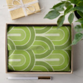 レトログラデーション付きジオメトリックファンパターン 薄葉紙 (ギフト)