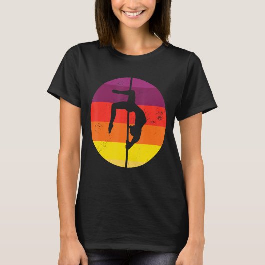 レトログラフィック体操体操Acrobat曲芸 Tシャツ (正面)