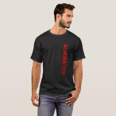 レトログラフィック体操体操Acrobat曲芸 Tシャツ (正面フル)