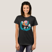 レトログラフィック体操体操Acrobat曲芸 Tシャツ (正面フル)
