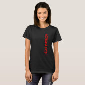 レトログラフィック体操体操Acrobat曲芸 Tシャツ (正面フル)